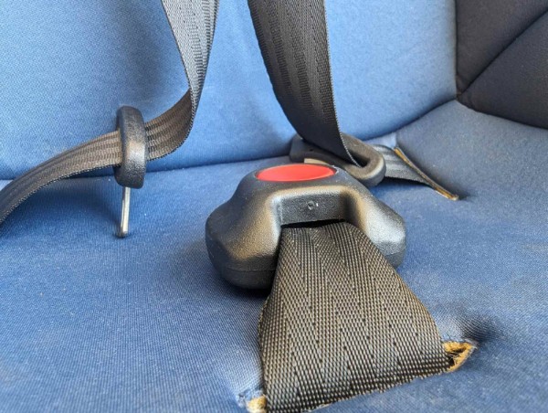 Flying with a baby, car seat or lap child buckle