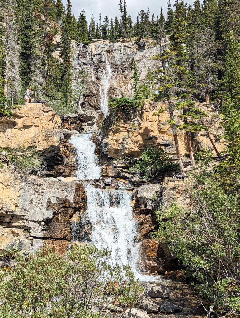Tangle Creek Falls on Banff Icefields Parkway